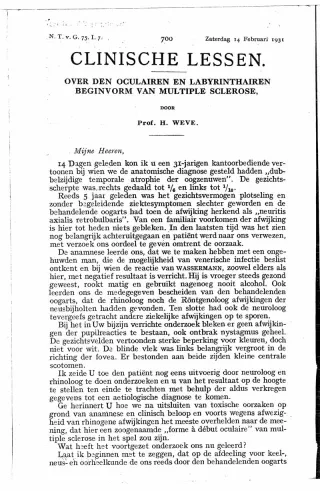 Eerste pagina van het artikel zoals het is gepubliceerd in het tijdschrift