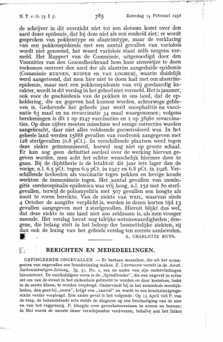 Eerste pagina van het artikel zoals het is gepubliceerd in het tijdschrift
