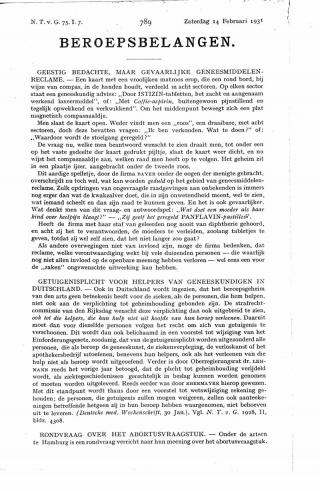 Eerste pagina van het artikel zoals het is gepubliceerd in het tijdschrift