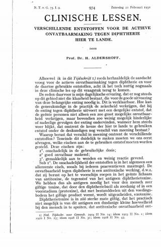 Eerste pagina van het artikel zoals het is gepubliceerd in het tijdschrift