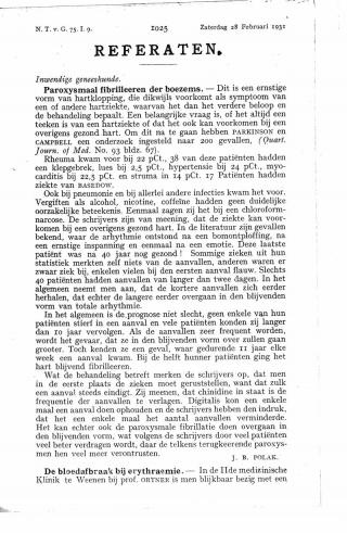 Eerste pagina van het artikel zoals het is gepubliceerd in het tijdschrift