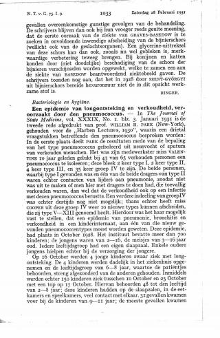 Eerste pagina van het artikel zoals het is gepubliceerd in het tijdschrift