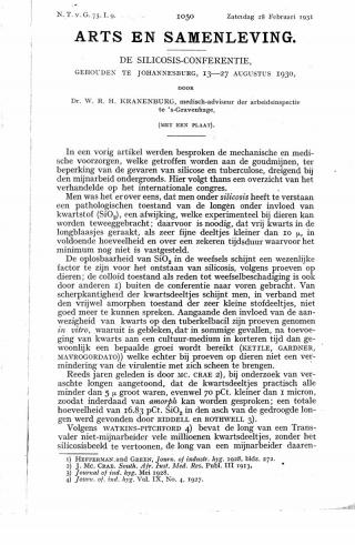 Eerste pagina van het artikel zoals het is gepubliceerd in het tijdschrift