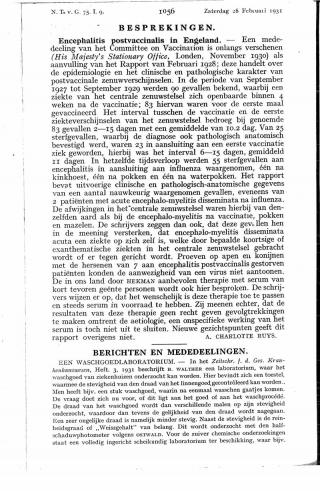 Eerste pagina van het artikel zoals het is gepubliceerd in het tijdschrift