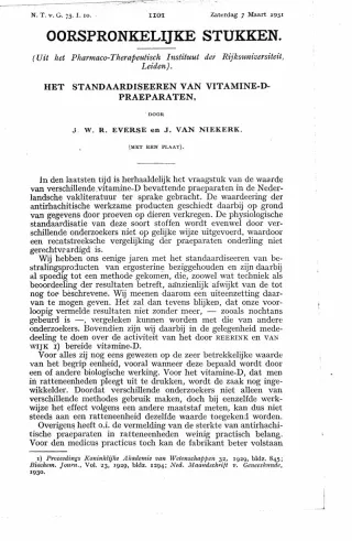 Eerste pagina van het artikel zoals het is gepubliceerd in het tijdschrift