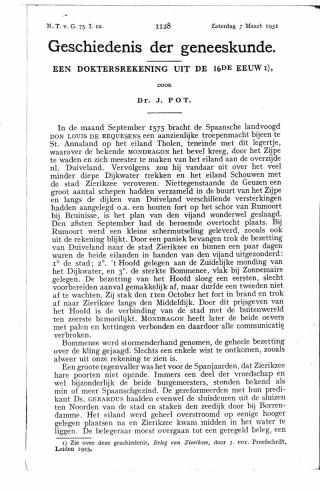 Eerste pagina van het artikel zoals het is gepubliceerd in het tijdschrift