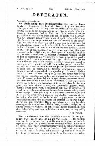 Eerste pagina van het artikel zoals het is gepubliceerd in het tijdschrift