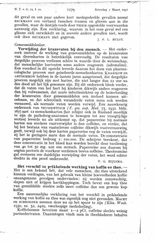 Eerste pagina van het artikel zoals het is gepubliceerd in het tijdschrift