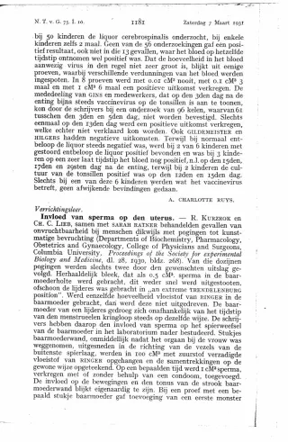 Eerste pagina van het artikel zoals het is gepubliceerd in het tijdschrift