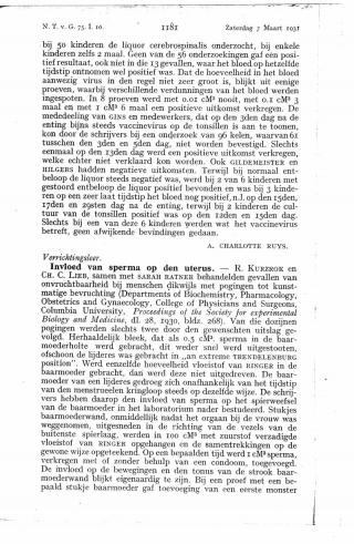 Eerste pagina van het artikel zoals het is gepubliceerd in het tijdschrift