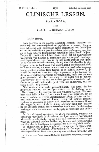 Eerste pagina van het artikel zoals het is gepubliceerd in het tijdschrift