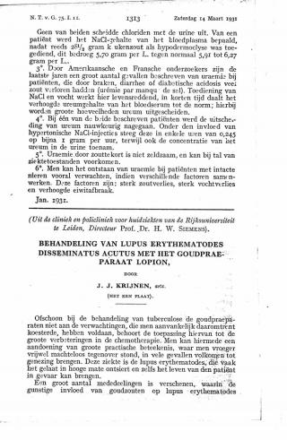 Eerste pagina van het artikel zoals het is gepubliceerd in het tijdschrift