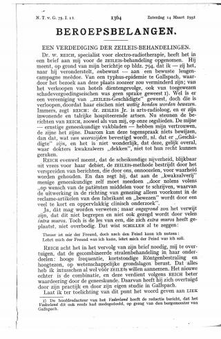 Eerste pagina van het artikel zoals het is gepubliceerd in het tijdschrift