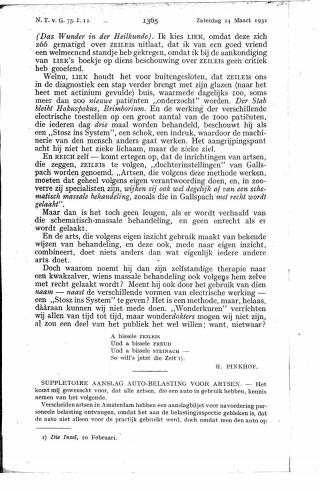 Eerste pagina van het artikel zoals het is gepubliceerd in het tijdschrift