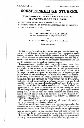 Eerste pagina van het artikel zoals het is gepubliceerd in het tijdschrift