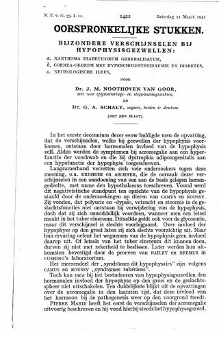 Eerste pagina van het artikel zoals het is gepubliceerd in het tijdschrift