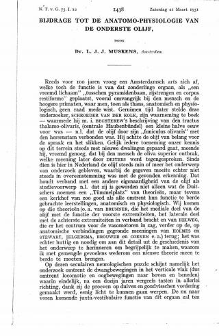 Eerste pagina van het artikel zoals het is gepubliceerd in het tijdschrift