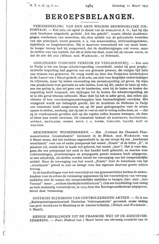 Eerste pagina van het artikel zoals het is gepubliceerd in het tijdschrift