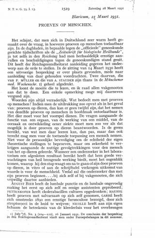 Eerste pagina van het artikel zoals het is gepubliceerd in het tijdschrift