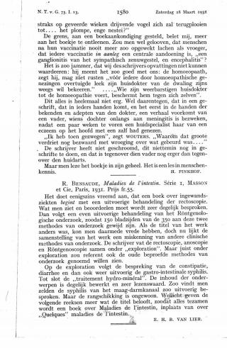 Eerste pagina van het artikel zoals het is gepubliceerd in het tijdschrift