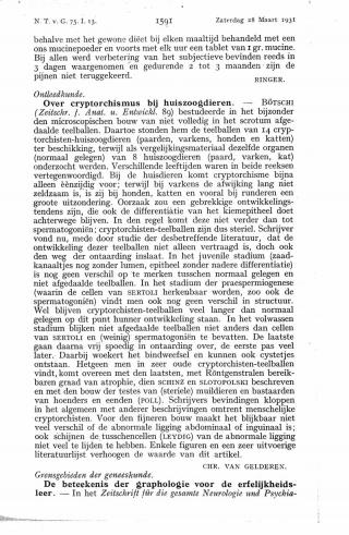 Eerste pagina van het artikel zoals het is gepubliceerd in het tijdschrift