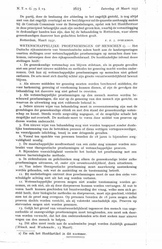 Eerste pagina van het artikel zoals het is gepubliceerd in het tijdschrift