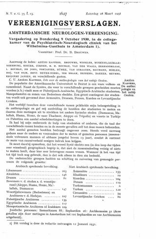 Eerste pagina van het artikel zoals het is gepubliceerd in het tijdschrift