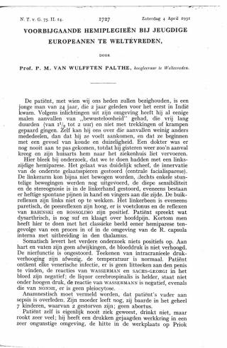 Eerste pagina van het artikel zoals het is gepubliceerd in het tijdschrift