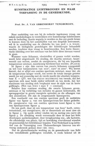 Eerste pagina van het artikel zoals het is gepubliceerd in het tijdschrift