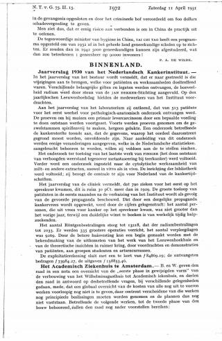 Eerste pagina van het artikel zoals het is gepubliceerd in het tijdschrift