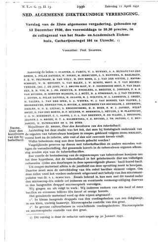 Eerste pagina van het artikel zoals het is gepubliceerd in het tijdschrift