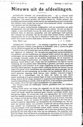 Eerste pagina van het artikel zoals het is gepubliceerd in het tijdschrift