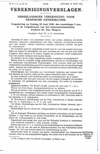 Eerste pagina van het artikel zoals het is gepubliceerd in het tijdschrift