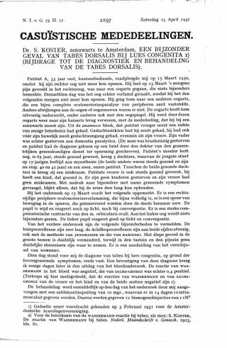 Eerste pagina van het artikel zoals het is gepubliceerd in het tijdschrift