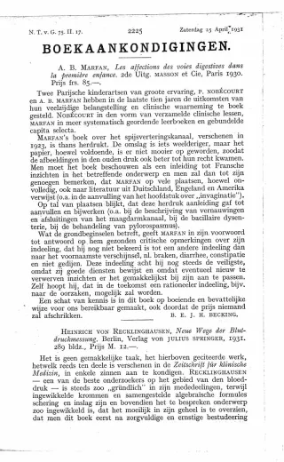 Eerste pagina van het artikel zoals het is gepubliceerd in het tijdschrift