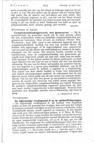 Eerste pagina van het artikel zoals het is gepubliceerd in het tijdschrift