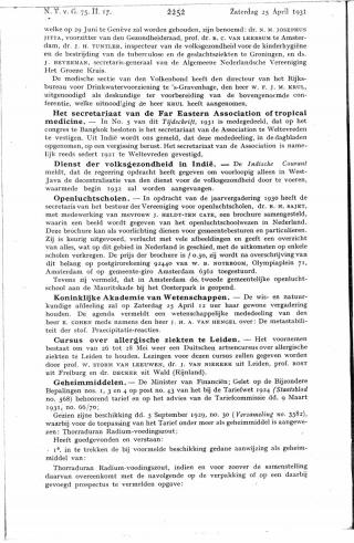 Eerste pagina van het artikel zoals het is gepubliceerd in het tijdschrift