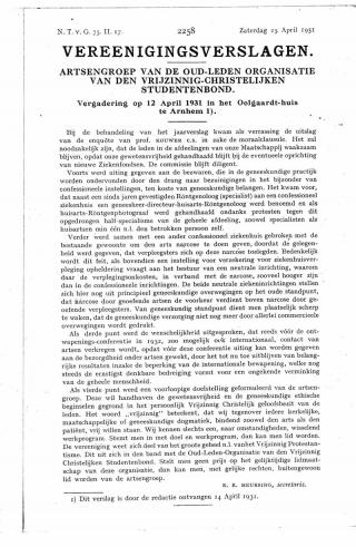 Eerste pagina van het artikel zoals het is gepubliceerd in het tijdschrift