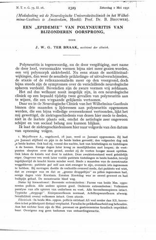 Eerste pagina van het artikel zoals het is gepubliceerd in het tijdschrift