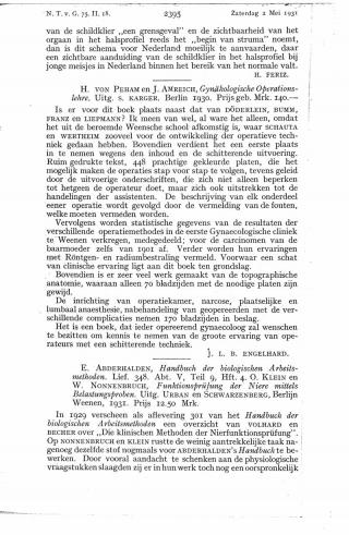 Eerste pagina van het artikel zoals het is gepubliceerd in het tijdschrift