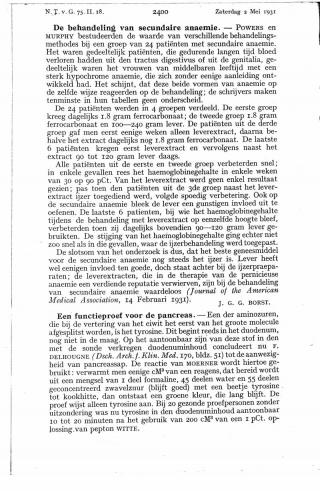 Eerste pagina van het artikel zoals het is gepubliceerd in het tijdschrift