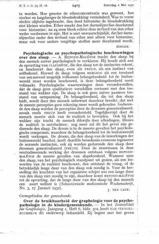 Eerste pagina van het artikel zoals het is gepubliceerd in het tijdschrift