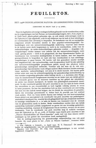 Eerste pagina van het artikel zoals het is gepubliceerd in het tijdschrift