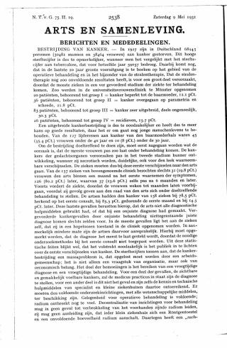 Eerste pagina van het artikel zoals het is gepubliceerd in het tijdschrift