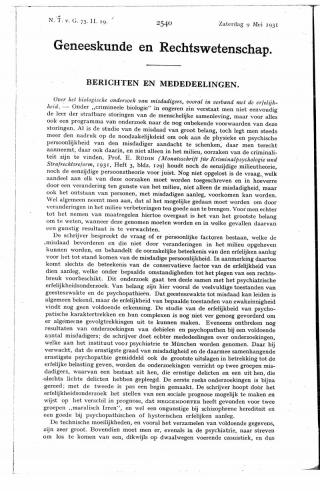 Eerste pagina van het artikel zoals het is gepubliceerd in het tijdschrift