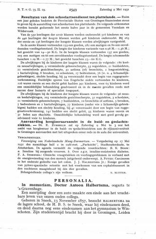 Eerste pagina van het artikel zoals het is gepubliceerd in het tijdschrift