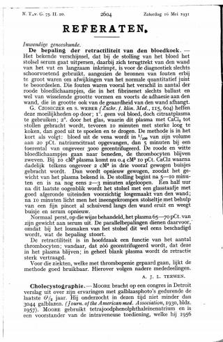 Eerste pagina van het artikel zoals het is gepubliceerd in het tijdschrift