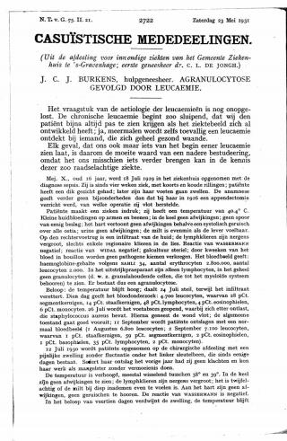 Eerste pagina van het artikel zoals het is gepubliceerd in het tijdschrift