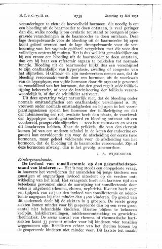 Eerste pagina van het artikel zoals het is gepubliceerd in het tijdschrift