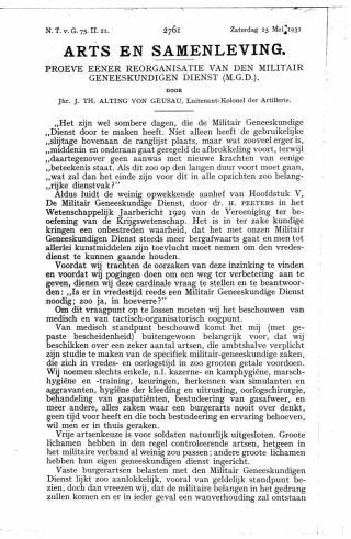 Eerste pagina van het artikel zoals het is gepubliceerd in het tijdschrift